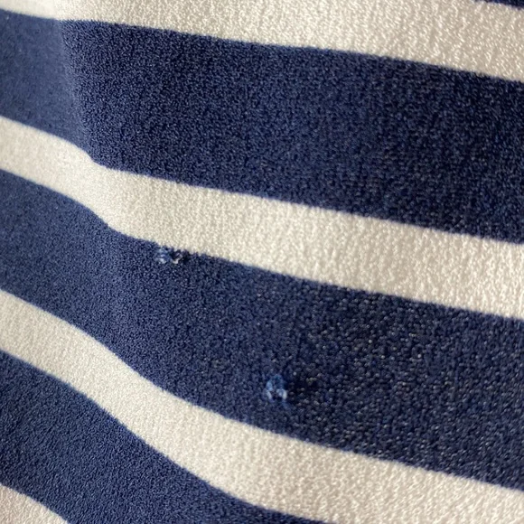 Charter Club | Striped bell sleeve Top - Picture 6 of 16